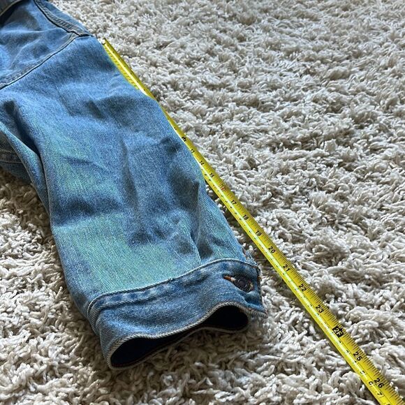 Vtg 1990s Levi's 70507 Blue Denim Jean Trucker Jacket XL - Picture 7 of 12